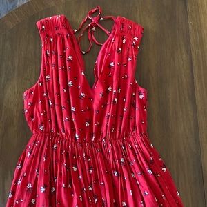 Red tank top dress -Madewell